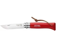 Opinel Inox Origins knife 001981 red in blister.