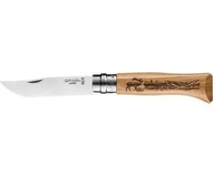 "Opinel" peilis 8 inox ąžuolas Animal series - elnias