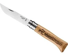 "Opinel" peilis 8 inox ąžuolas Animal series - elnias