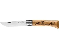 "Opinel" peilis 8 inox ąžuolas Animal series - šuo