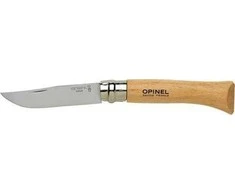 Opinel Nerūdijančio plieno peilis Nr.10 buko rankena