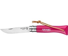 Opinel peilis Opinel Colorama 06 braškinė oda