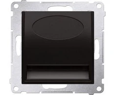 Kontakt Simon Simon LED juoda (DOS14.01 / 48)