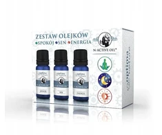 Optima Natura N-Active Oil komplektas olejków eterycznych Spokój + Sen + Energia 3x10ml
