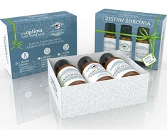 Optima Natura Health Set eterinių aliejų rinkinys Eterinis aliejus 10ml + Levandų eterinis aliejus 10ml + Eukalipto eterinis aliejus 10ml