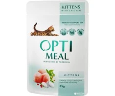 Optimeal Kitten konservai kačiukams su vištiena, 85 g