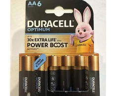 Duracell Optimum Jednorazowa alkaliczna baterie AA, 6-pack