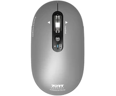 Port Designs PORT CONNECT Pure MAC COLLECTION, Belaidė įkraunama pelė, Bluetooth, FreeWheel, 3200 DPI, Juodas