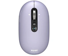 PORT CONNECT Pure MAC, Belaidė įkraunama pelė, Bluetooth, FreeWheel, 3200 DPI, Iris