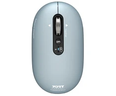 PORT CONNECT Pure MAC, Belaidė įkraunama pelė, Bluetooth, FreeWheel, 3200 DPI, Storm