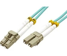 Optyczny Patch Cord Multi mod (50/125), LC-LC - 15m, mėlyna-žalia, ekonomiškas