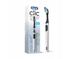 Oral-B , Clic, Dantų šepetėlis, Onyx Sidabrinis Unisex