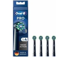 Braun „Oral-B CrossAction“, 4 vnt., Juoda, 3 mėn., „Oral-B“, Dėžutė