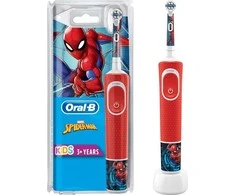 Dantų šepetėlis ORALB Oral-B Vitality Kids D100 Voiderman Raudona