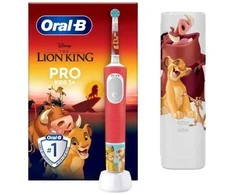 „Oral-B Vitality Pro 103 The Lion King“ dantų šepetėlis, oranžinis + dėklas