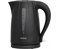 Orava VK-3727 elektrinis virdulys, 1850-2200 W, 1,7 l, automatinis išsijungimas, juodas
