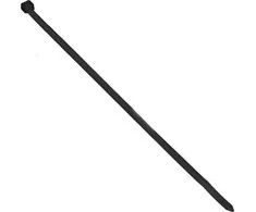 Orno Opaska Kabelių raišteliai, juodi, atsparūs UV spinduliams, plotis 3,6 mm, ilgis 200 mm, 25 vnt.