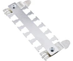 Organizatorius InLine® Kabelio kreipiamasis bėgelis, skirtas montuoti ant skrybėlių bėgelio (TS35) metalinis