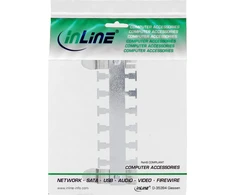 Organizatorius InLine® Kabelio kreipiamasis bėgelis, skirtas montuoti ant skrybėlių bėgelio (TS35) metalinis