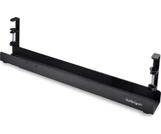 Organizatorius StarTech StarTech CALB-DESK-CABLE-TRAY kabelių organizatorius Stalo kabelių lovelis Juodas 1 vnt.