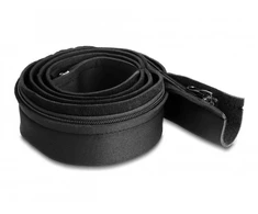 Organizer Delock Marškinėliai kablowa neoprenowa elastyczna su zamkiem, 1,5 m x 100 mm, juoda