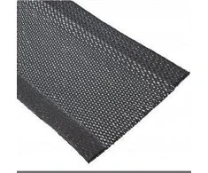 Organizacija InLine ® Kabelio apvyniojimas, audinio laikiklis su kabliu ir kilpa, 1m x 40mm skersmens, juoda