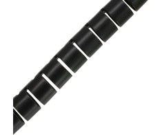 Organizacija InLine ® lankstus kabelio kanalas 10m juodas 15mm