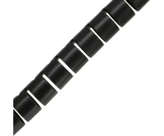 Organizacija InLine ® lankstus kabelio kanalas 10m juodas 15mm