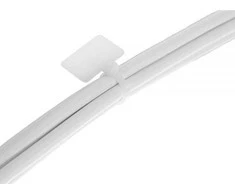 Intos InLine kabelių raištis su žymėjimo etikete 100 vnt, 3 x 200 mm