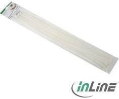 Organizacija InLine Clip juosta Balta 10 vienetų (59963D)