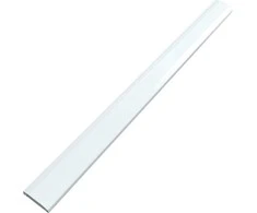 Orno Aluminiowa Aliuminio kabelio dangtelis su spragtelėjimo fiksavimo sistema, 110 cm ilgio, baltas