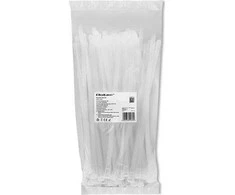 QOLTEC 52230 Daugkartinio naudojimo savaime užsifiksuojanti kabelio juosta 7,2x250 mm nailono UV Baltas