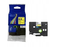Organizatorius Termo vamzdelis BROTHER HSE-621 9mm x 1,5m juodas ant geltono pakaitalas