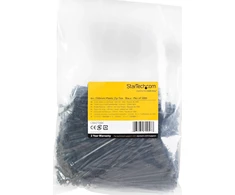 StarTech 1000 PACK 4 CABLE TIES -Juodas/NYLON ZIP TIE WRAPS UL TAA