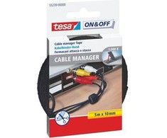 Organizacija Tesa Velcro Juodas 1 gabalas (TES081)