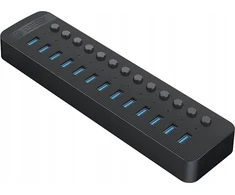 Orico CT2U3-13AB 13x USB-A 3.0 Hub with Switches – juodos spalvos