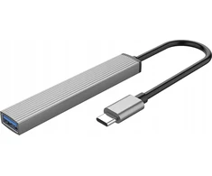 Orico AH-13 USB-C Hub Docking Station 1x USB-A 3.0 + 3x USB-A 2.0 – pilkos spalvos