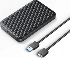 Orico 2520U3-V1 2.5" HDD/SSD USB Micro-B 5Gb/s Disk Drive – juodos spalvos