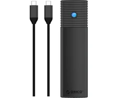 Kietasis diskas Orico PWM2 M.2 NGFF SATA USB-C 5Gb/s Disk Drive – juodos spalvos