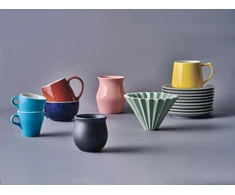Origami Aroma Barrel puodelis Tamsiai mėlynas 320 ml