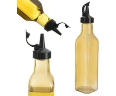 Orion Stiklinis butelis aliejui ir actui 265 ml su dozatoriumi
