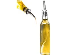 Orion stiklinis butelis aliejui/actui 250 ml su dozatoriumi
