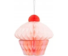 Party Deco „PartyDeco“ dekoratyvinis popierius su medaus koriu. 20 cm skersmens keksiukų mišinys 74330