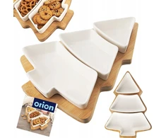 Orion Užkandžių dubenėlių rinkinys 28 cm, 4 vnt., balti porcelianiniai