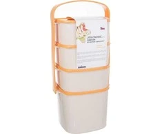 Orion Pietų Dėžutė Plastikinė 4 Lygių 2l, 3x1,15 l
