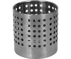 Orion Virtuvės įrankių stovas, sidabras, 12 cm skersmuo, 13 cm aukštis