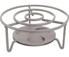 Orion Šildytuvas arbatinukui 16,5 cm metalinis pilkas