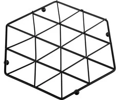 Orion Metalinis padėkliukas puodui 22,5 cm juodas