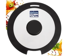 Orion Stiklinis dangtis su silikono kraštu 27 cm