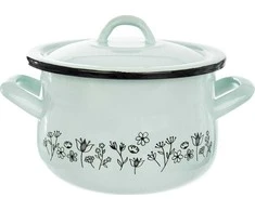 Orion emaliuotas puodas LOUKA 16 cm, 2,3 l su dangčiu